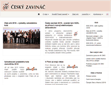 Tablet Screenshot of ceskyzavinac.cz